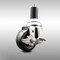 Service Caster 3 Inch 316SS Soft Rubber Wheel Swivel 1-3/8 Inch Expanding Stem Caster Brake SCC SCC-SS316EX20S314-SRS-TLB-138 - alternate 1